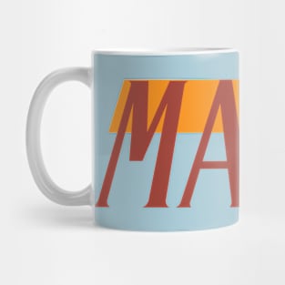 Math retro aesthetic Mug